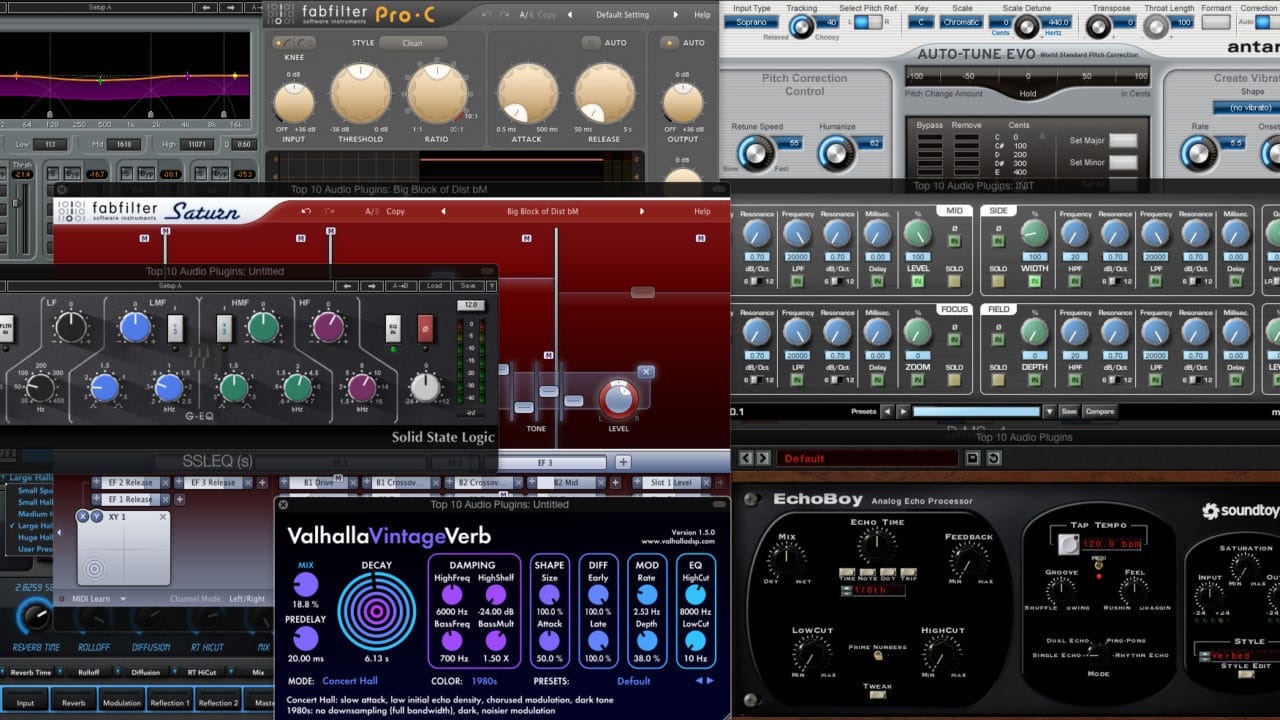 Top 10 Must Have Mixing Plugins