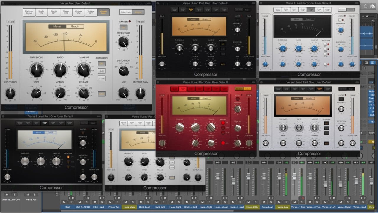 Logic Pro X Compressor and Compression Types Explained