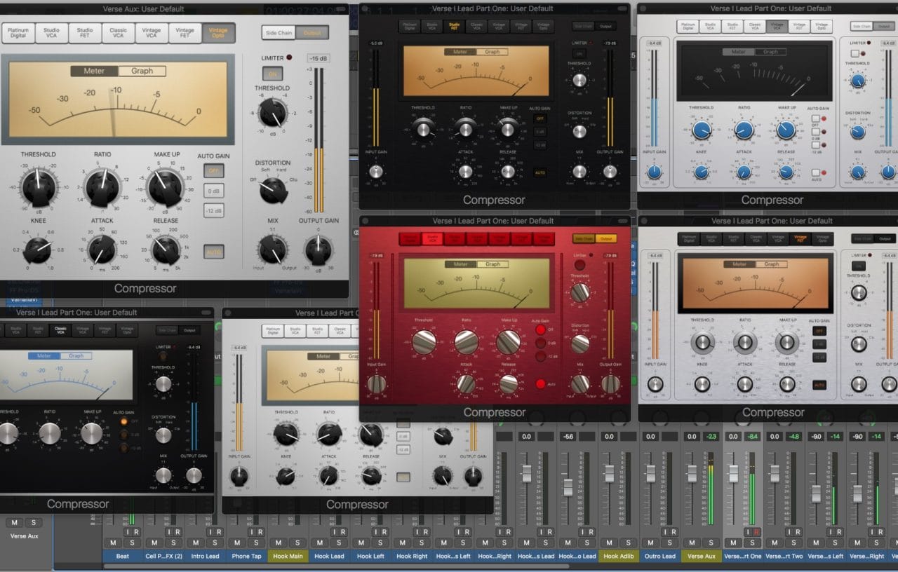 Logic Pro X Compressor and Compression Types Explained
