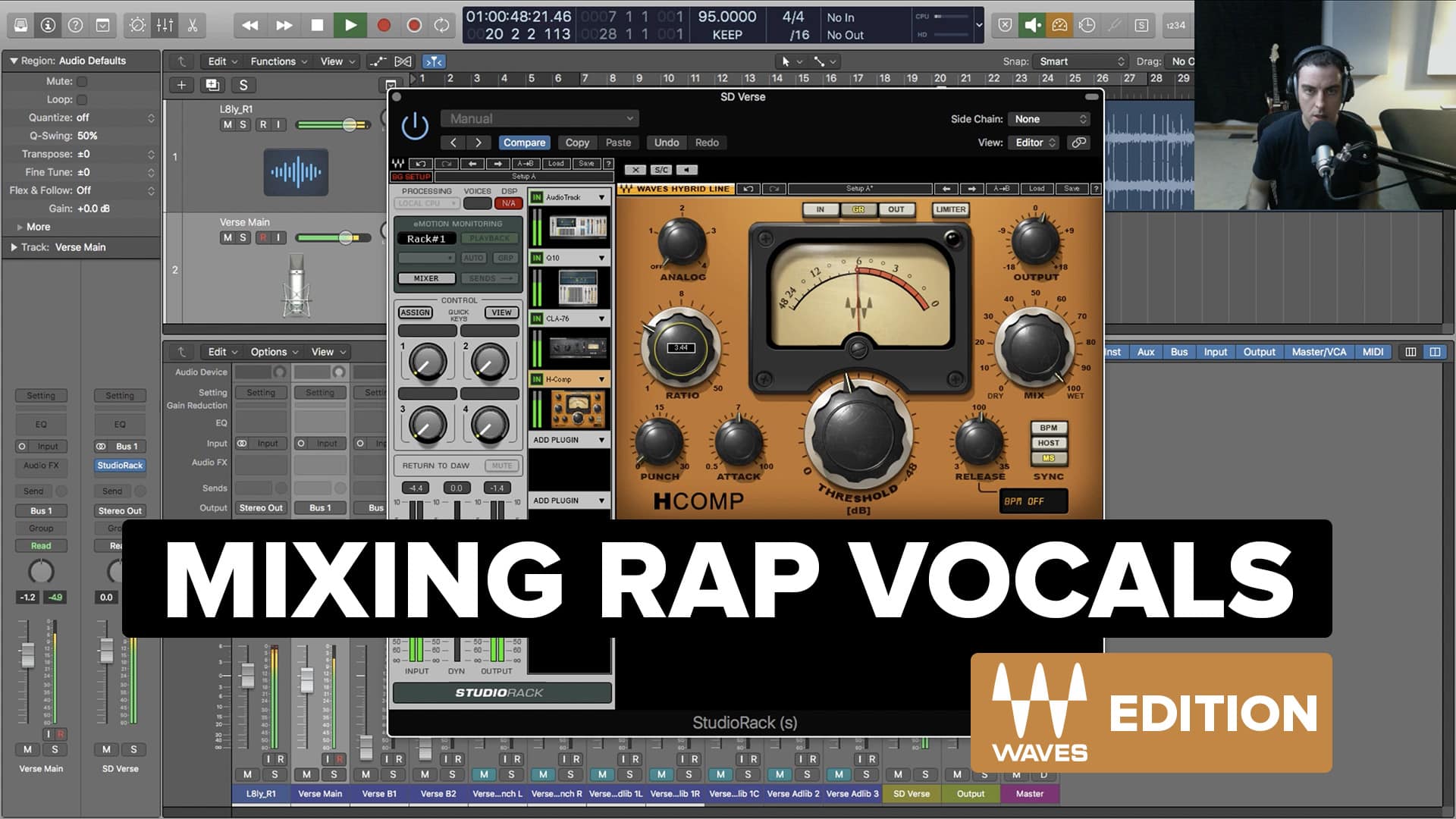 Mixing Rap Vocals With Waves Plugins Free Video Tutorial Series 
