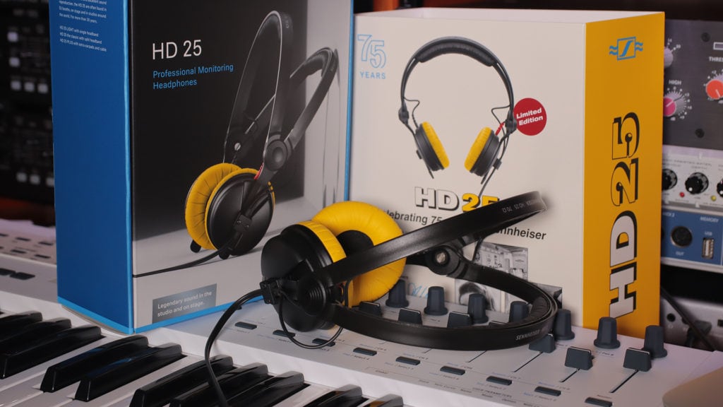  Sennheiser HD 25 Professional DJ Monitor Headphone - Limited  75th Anniversary Edition : Musical Instruments