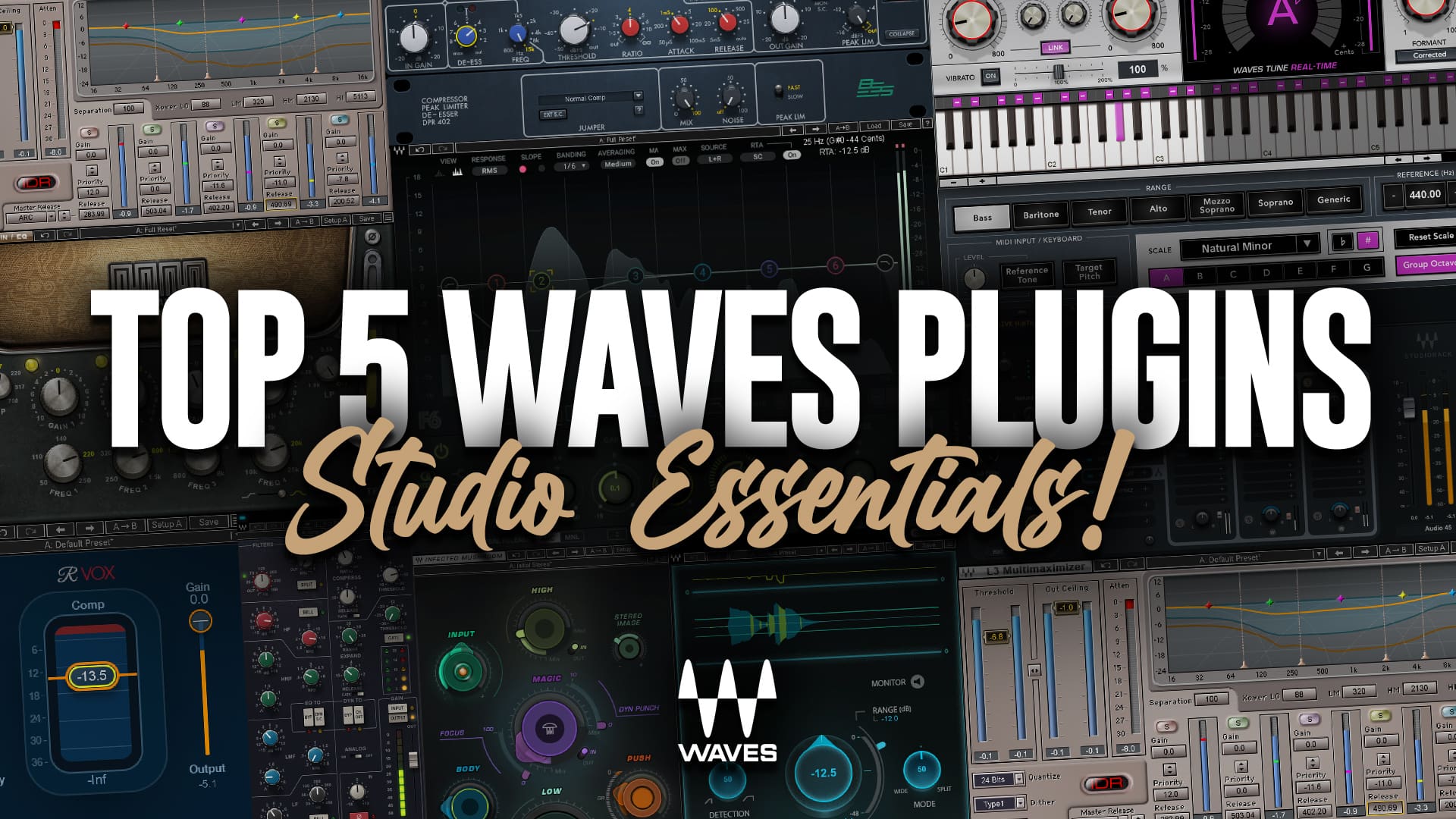 Top 5 Waves Plugins You'll Use Every Session