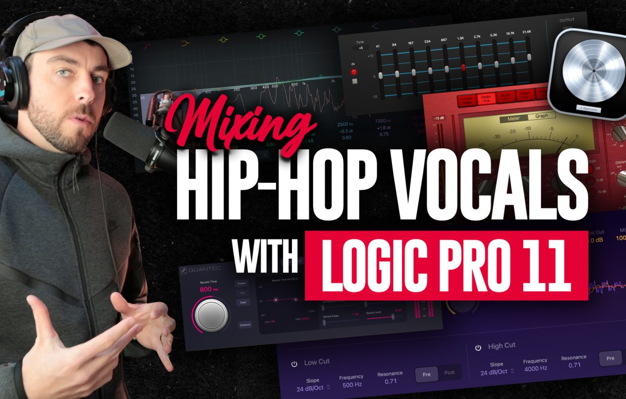 Pro Rap Vocal Mix Chain (Logic Pro Stock Plugins Only) | Tutorial