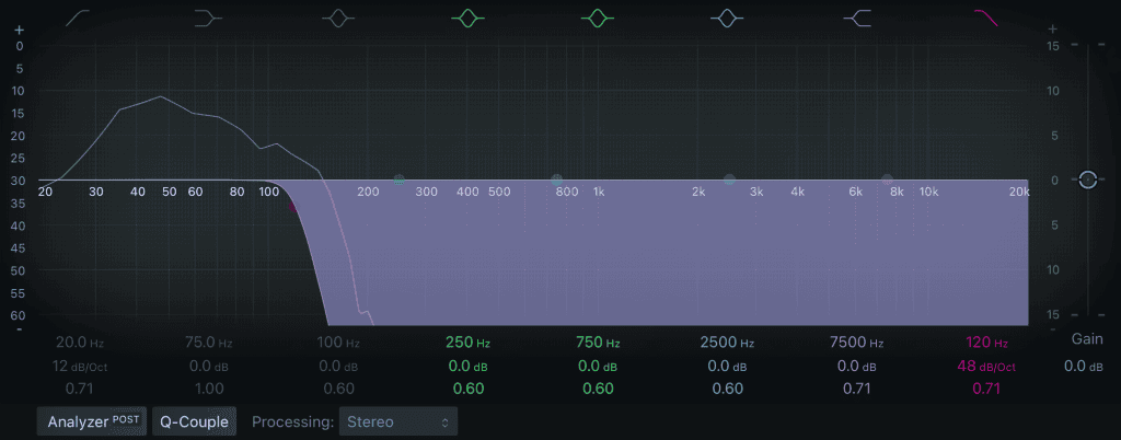 Logic Pro Linear Phase EQ - Mixing Sub Bass (Sean Divine)