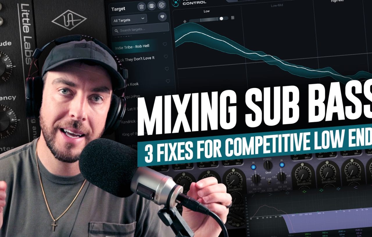 Mixing Sub Bass & 808s: 3 Fixes for Competitive Low End