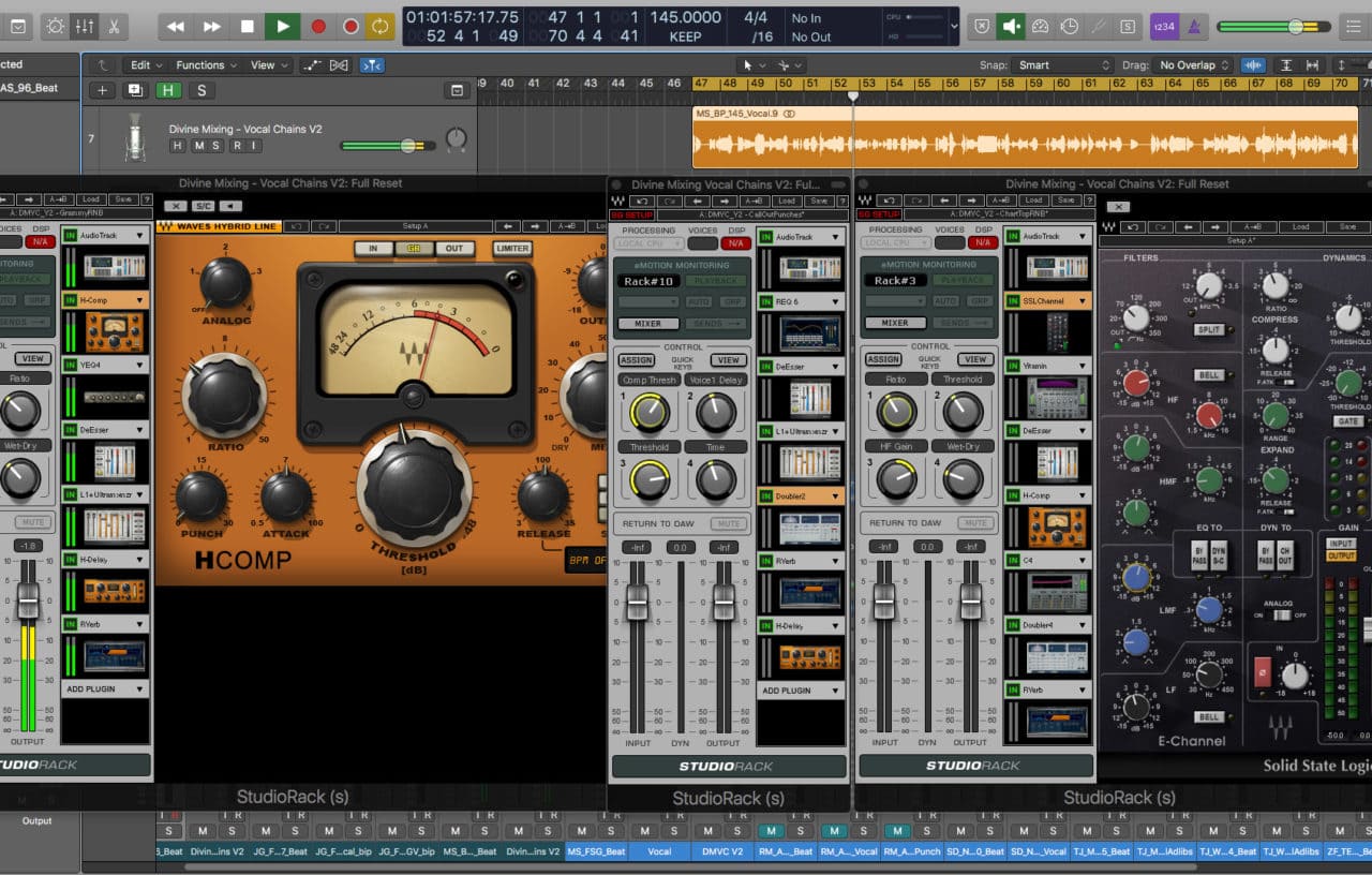 Divine Mixing Vocal Chains V2 Screenshot - Vocal Presets for Waves Studio Rack