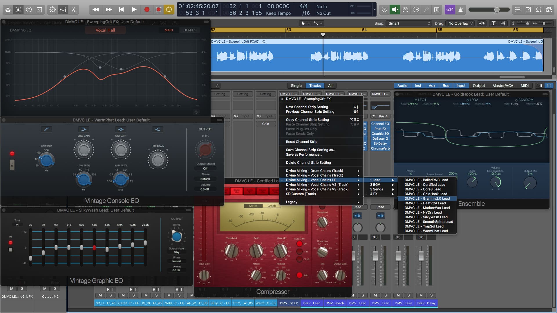 Divine Mixing Vocal Chains LE Vocal Presets For Logic Pro X Divine Mixing Vocal Chains LE Vocal Presets For Logic Pro X