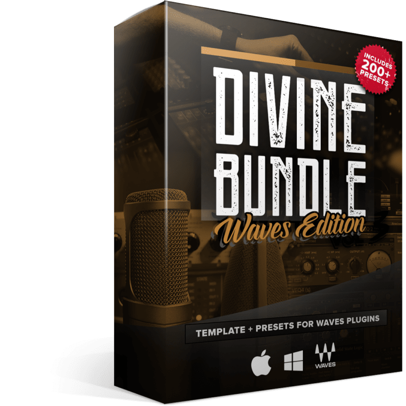 Divine Bundle - Waves Edition. Mixing Presets, Mastering Presets, DAW Template for Waves Plugins.