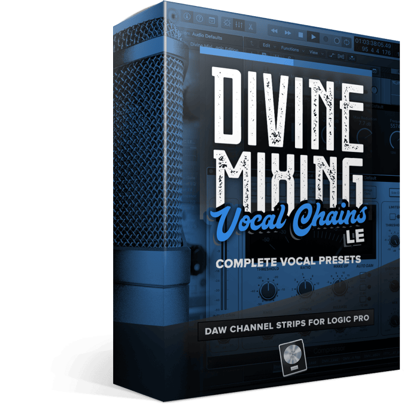 Divine Mixing - Vocal Chains LE for Logic Pro (Box Render)