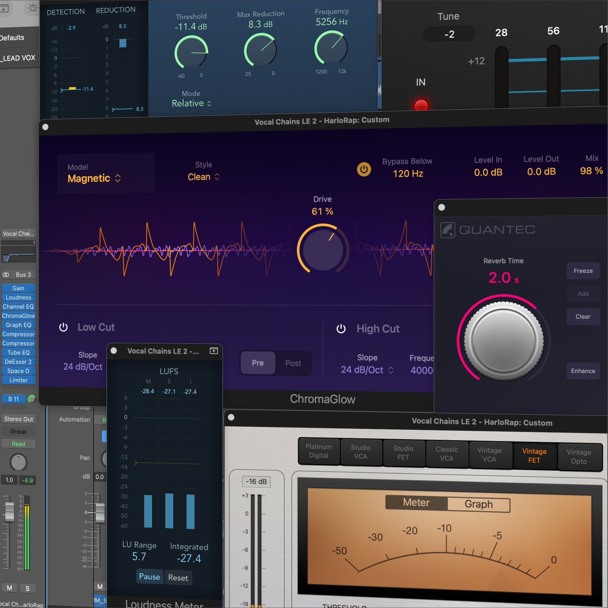 Vocal Chains LE 2 - Logic Pro Stock Plugins